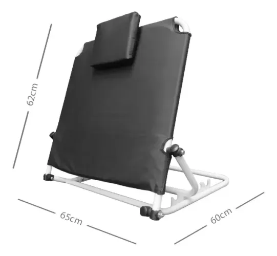Encosto Para Cama Reclinável E Ajustável Em 5 Níveis Preto