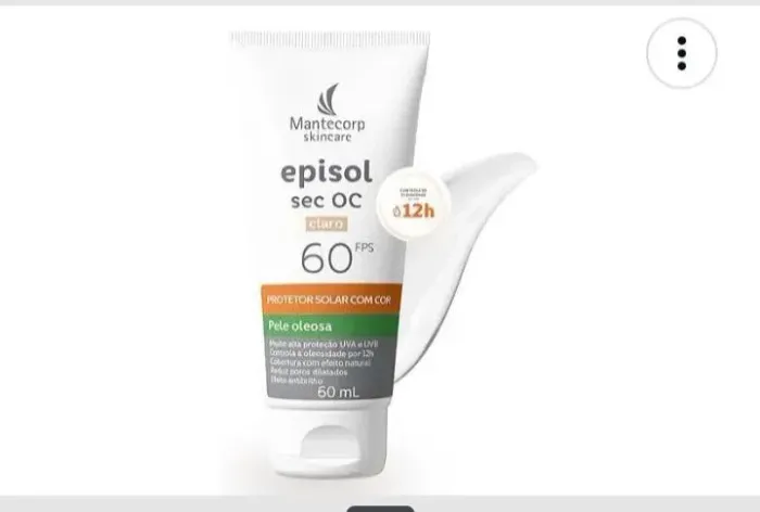 Protetor Solar Facial Episol Sec OC FPS 60 - 60ml