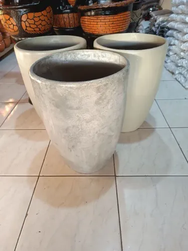 Vasos de Planta Decorativos, fibra com cimento 
