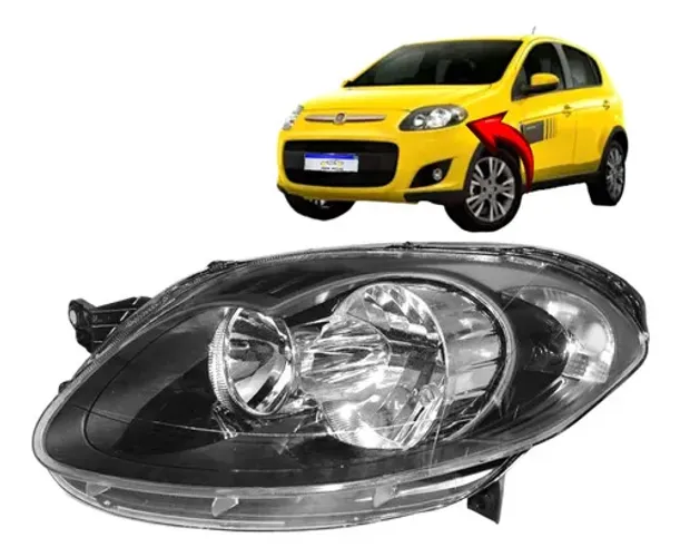 Farol Fiat Palio 2012 2013 2014 2015 2016 2017 2018 Novo L.e - Esquerdo