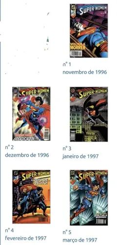 Super-Homem - Edições 1 a 17- Raro!