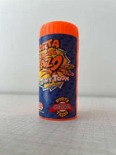 Porta Magic Tazo Tiny Toon da Elma Chips, lançado em 1997.