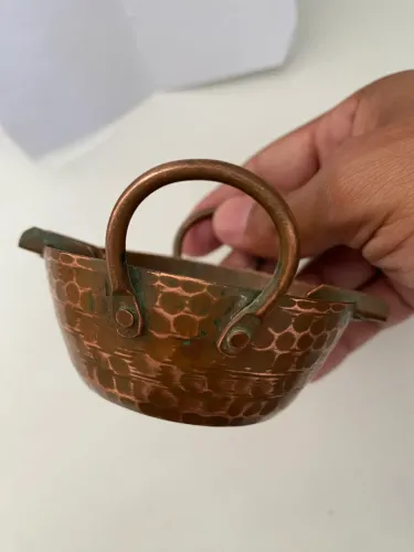 Mini tacho de cobre/cinzeiro