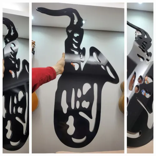 Saxofone - Escultura de Parede - Novo!