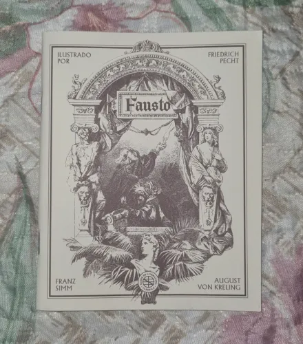 Livreto Fausto Ilustrações + Marca Página Clube de Literatura Classica