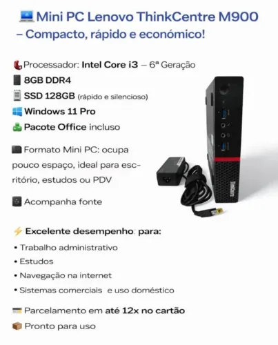 Mini desktop Lenovo Thinkcenter M900