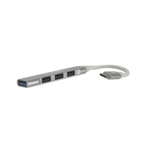 Hub USB-C 4 Portas C3Tech HU-C320SI (1P 3.0/ 3P 2.0) - WZetta