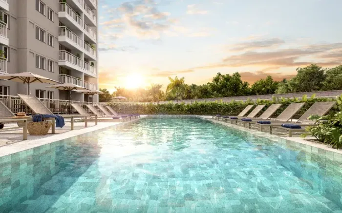 APARTAMENTOS 1 QT NO PORTO MARAVILHA (ENTRADA FACILITADA E PREÇO ACESSÍVEL)