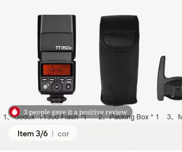Flash Godox tt350 Nikon