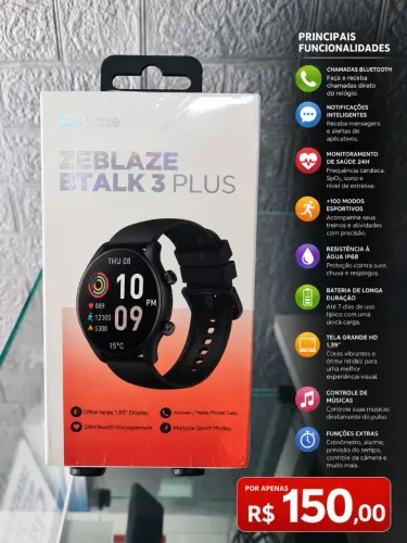 Smartwatch Zeblaze Btalk 3 Plus lacrado