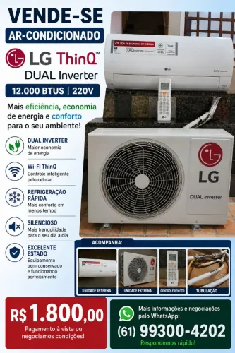 Ar condicionado LG ThinQ Dual Inverter
