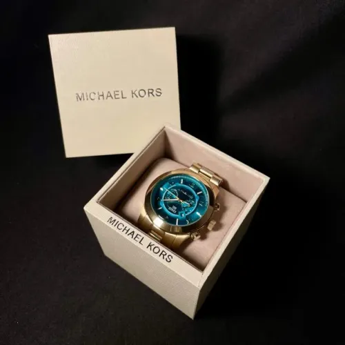 Relógio Michael Kors MK8315 Gold Turquoise Original