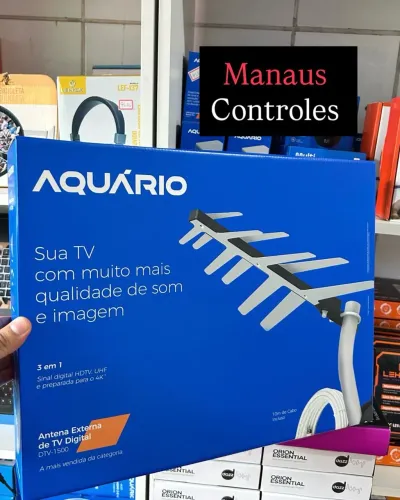 Antena Externa 7 DBI para TV Digital
