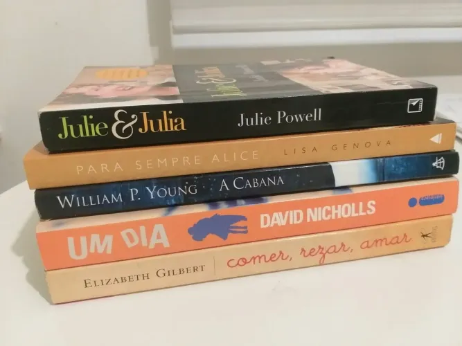 Combo 5 Livros Best-sellers Que Viraram Filmes De Sucesso