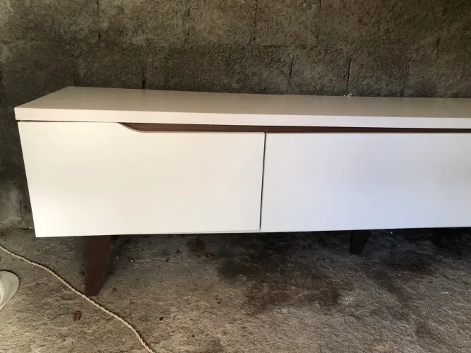 Rack branco 1,80mt para sala jantar