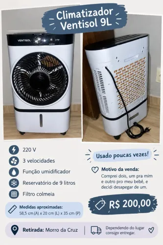Vendo Climatizador