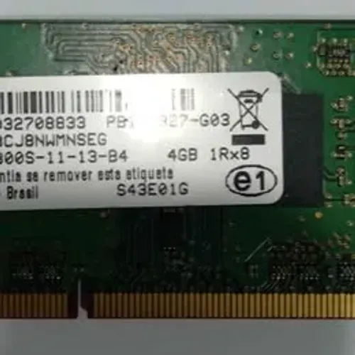 Memória DDR3 4GB PARA NOTEBOOK