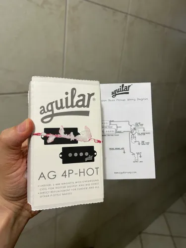 Captador Aguilar AG 4P - Hot para Baixo Precision 