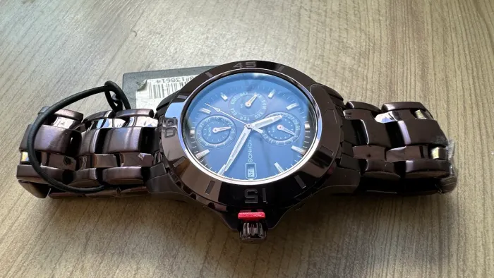 Relógio TECHNOS Quartz Marrom novo Lindo! Sem uso!