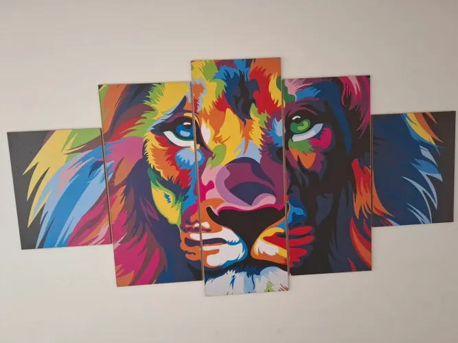 Quadro decorativo leão de Juda