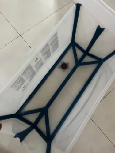 Banheira Flexível Stokke Transparente Azul