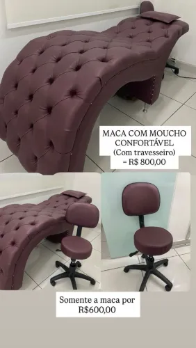 Maca estética luxo com mocho