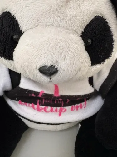 panda de pelucia da sephora cerca 32 cm usado