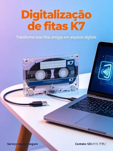 Resgatando memórias ( fitas K7 para arquivo digital)