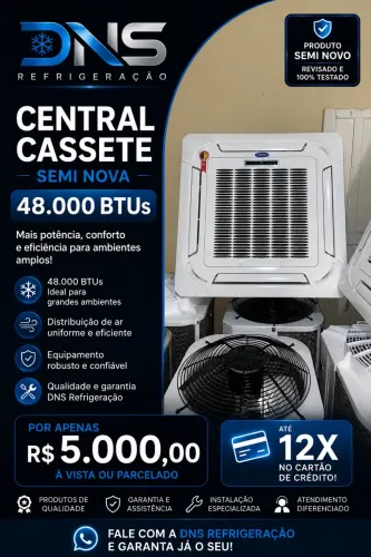 Central de ar cassete 48.000