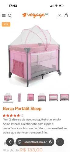 Berço portátil