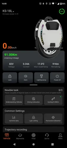 Monociclo Elétrico Kingsong KS-18L