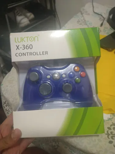 Controle Xbox 360 Azul para PC - Entrada USB