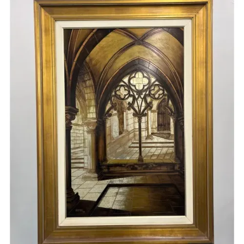 Rodolfo Gerd Willamowius - Óleo sobre madeira 107 x 77 cm (com moldura) e assinada à mão