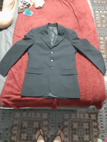 Blazer Cunha Preto e Calça - Aceito Oferta