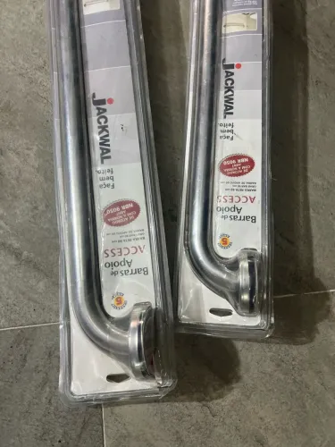 BARRAS DE APOIO CONJUNTO DE INOX 60 cm e 80 cm