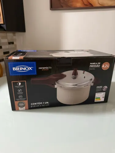 Panela pressão brinox