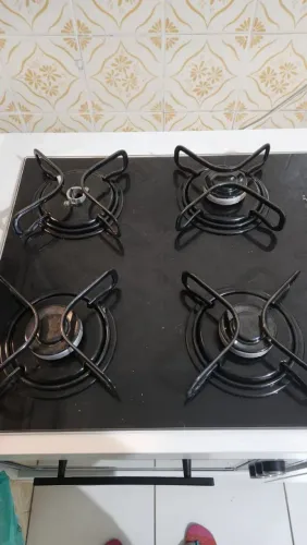 Cooktop Brastemp 4 bocas + móvel planejado para o cooktop