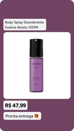Body Spray Desodorante Eudora Absolu