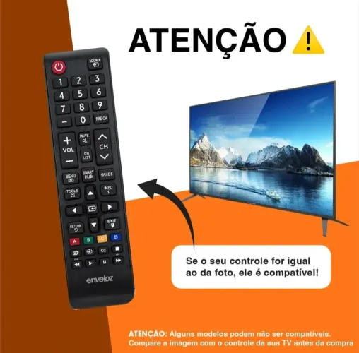 Controle remoto Samsung