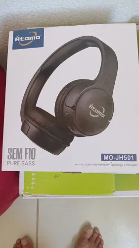 Fone de ouvido atomo