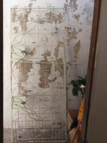 Portão e uma janela
