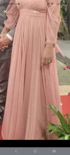 Vende-se um vestido madrinha rose