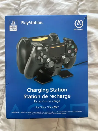 Base de carregamento controle Ps4 original + brinde
