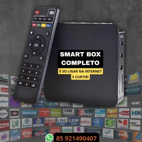 Transforma sua Tv em Smart Tudo em 1 I Só ligar na internet Wifi ou Cabo