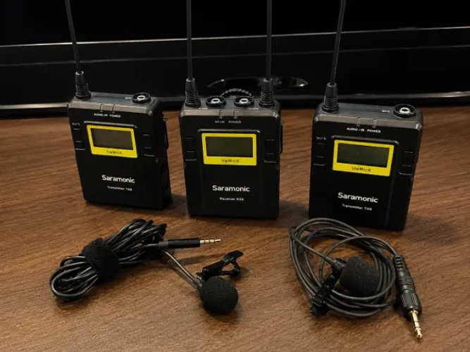 Kit Lapela Saramonic UwMic9 com dois TX9