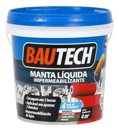 Manta Líquida BAUTECH 4kg Branca - R$113,90