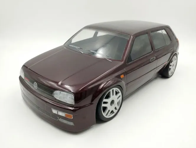 Golf GTi - Bolha para Automodelo 1:10