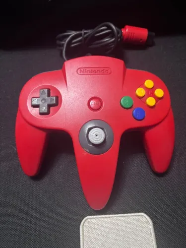 Controle N64 Vermelho - Analógico 90%