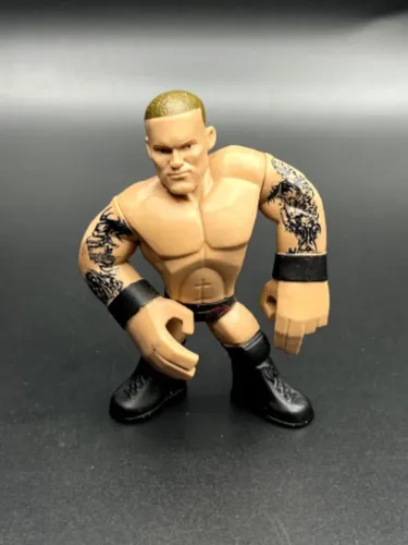 BONECO MINIATURA MATTEL WWE RUMBLERS RANDY ORTON 7CM