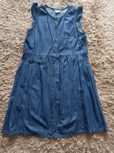 Vestido infantil jeans Milon